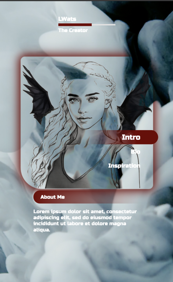 An Author's React Portfolio